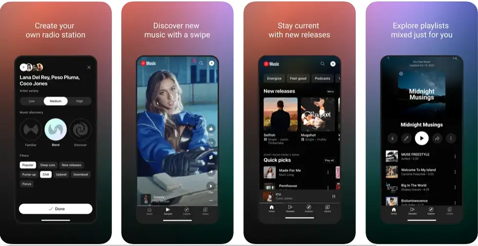 YouTube Music Straming App